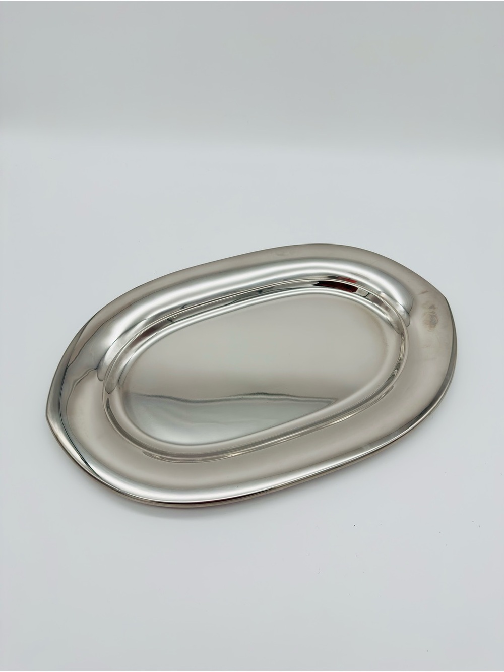 Vintage Farberware 20" Stainless Steel Oval Serving Platter Made in Japan